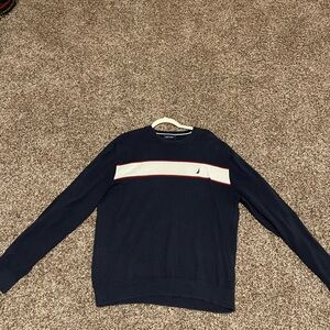 ⛵️Nautica Blue & White Crewneck Sweater⛵️